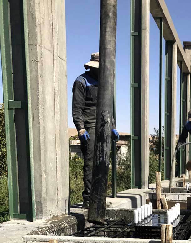 بتن آماده پروژه تجاری مهندس جنابی